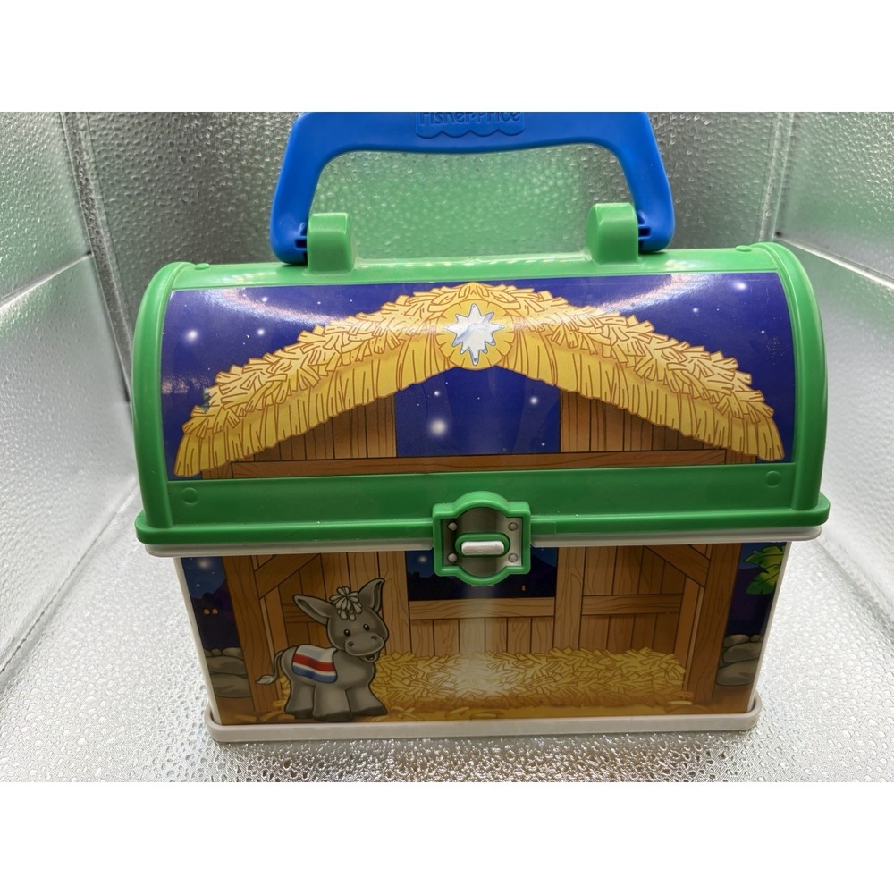 Fisher-Price Little People On-the-Go Nativity Storage Case only Lunch Box Style
